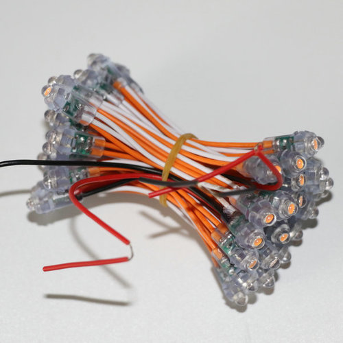LED Pixel Light String 9MM Orange