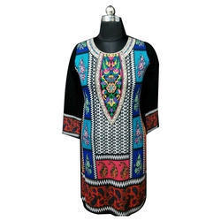 Ladies Printed Woolen Kurtis