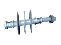 Pin Insulator - 11KV Silicon Polymeric Composite, High Strength Grey Insulator with Stainless Steel Fittings