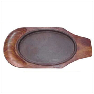 लकड़ी की सिज़लर प्लेट