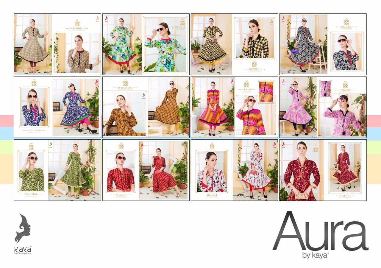 Designer Rayon Kurti - Ladies L/xl Mix Printed Fabric, 3-4th Sleeve Simple Style