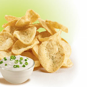 क्रीम और प्याज आलू चिप्स