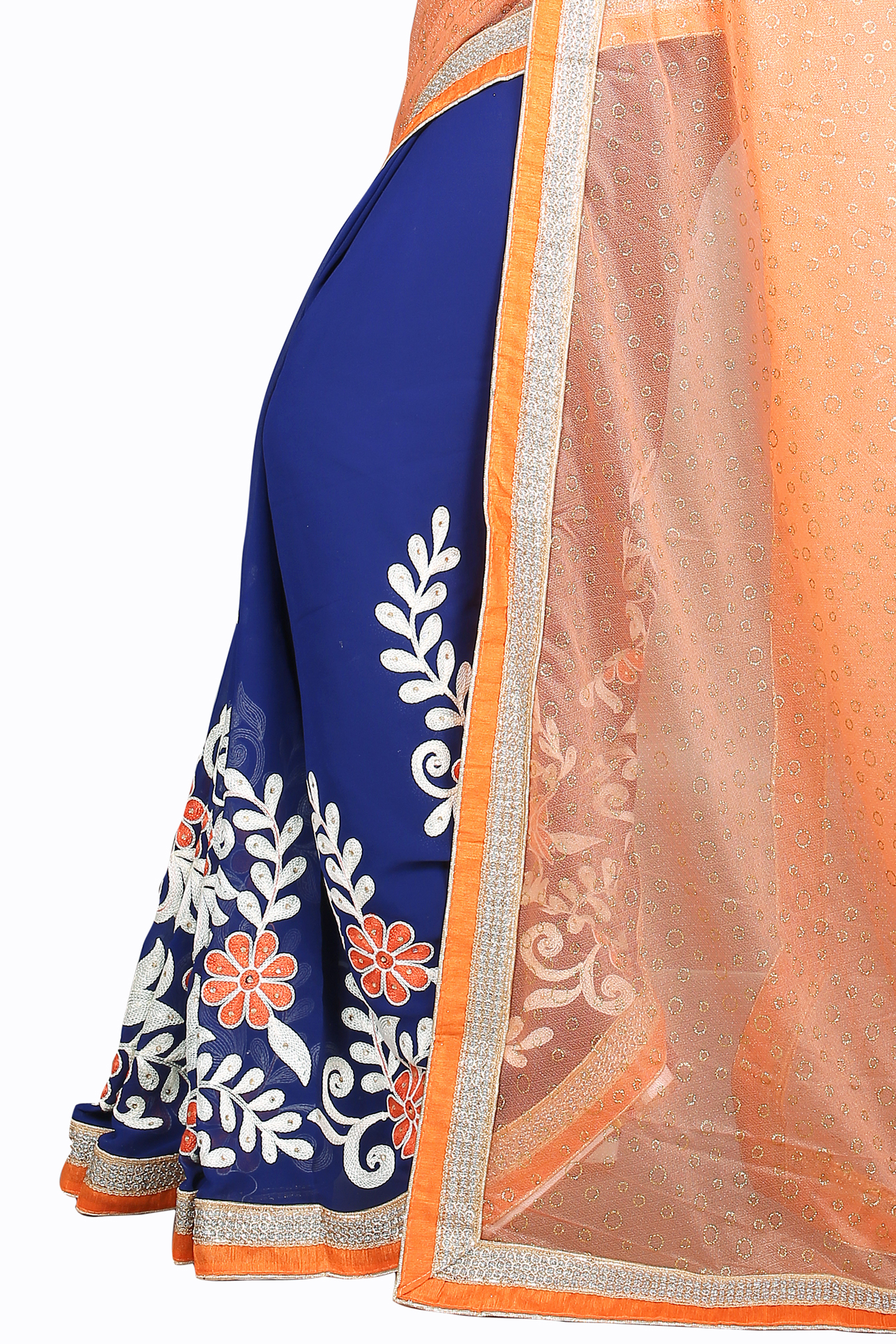 Designer Embroidered Georgette Sarees