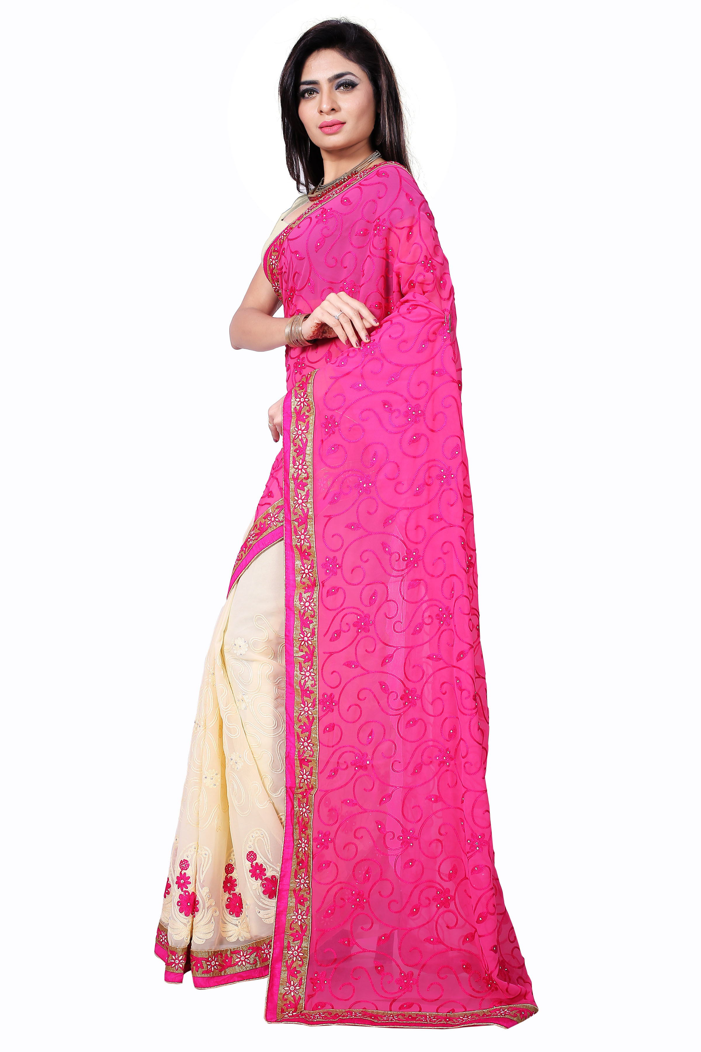Embroidered Saree