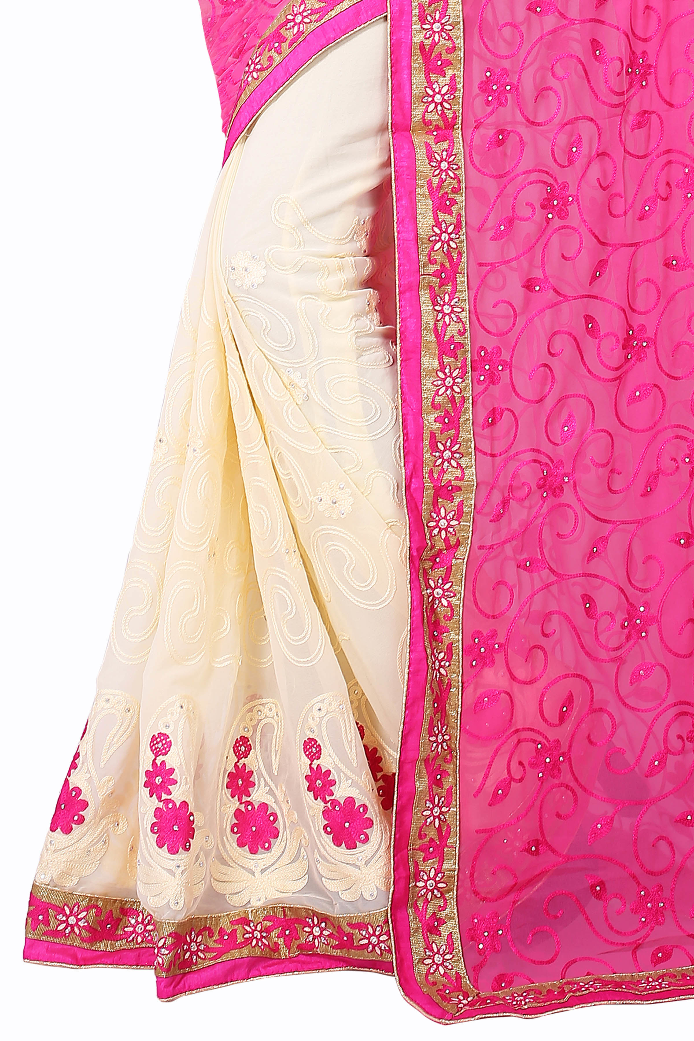 Embroidered Saree