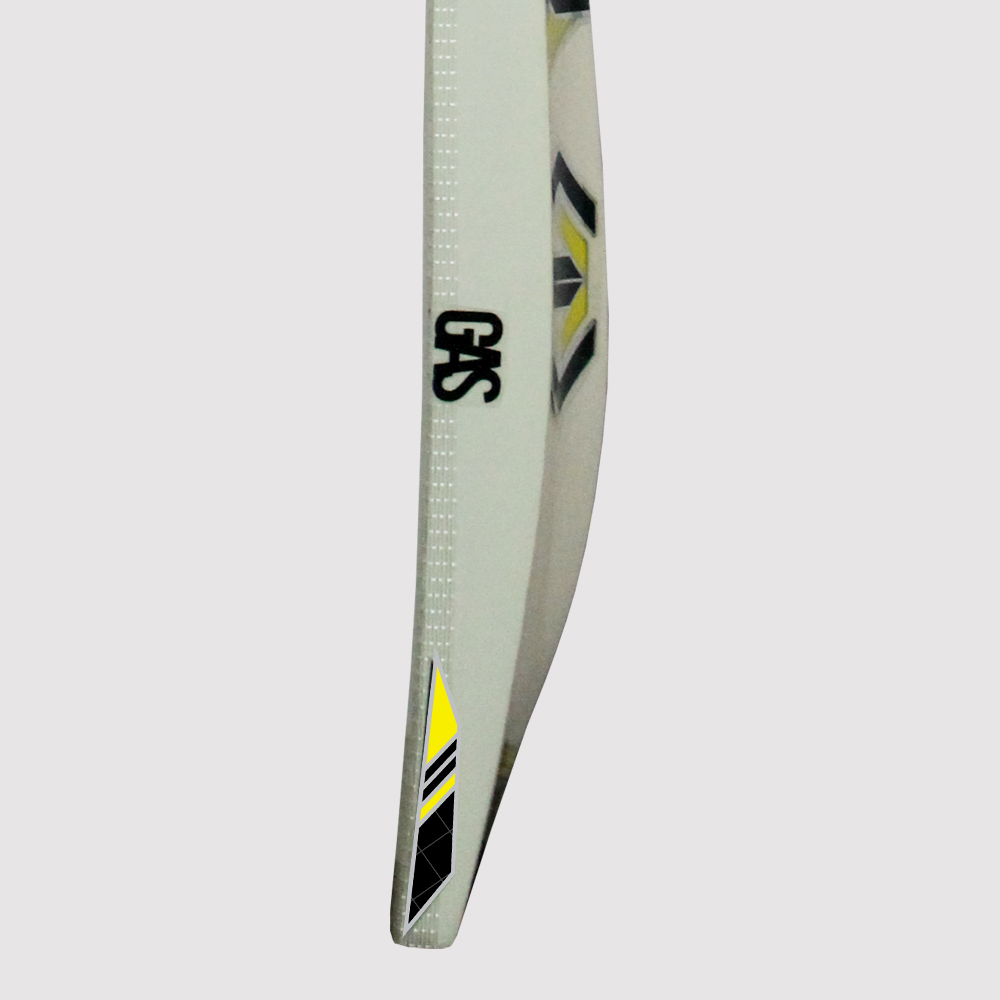 Hanko - Grade-a Willow, 33x4x2.75 Inch, Yellow/black | Round Handle, Concave Edges, Scale Grip, Sarawak Cane Handle
