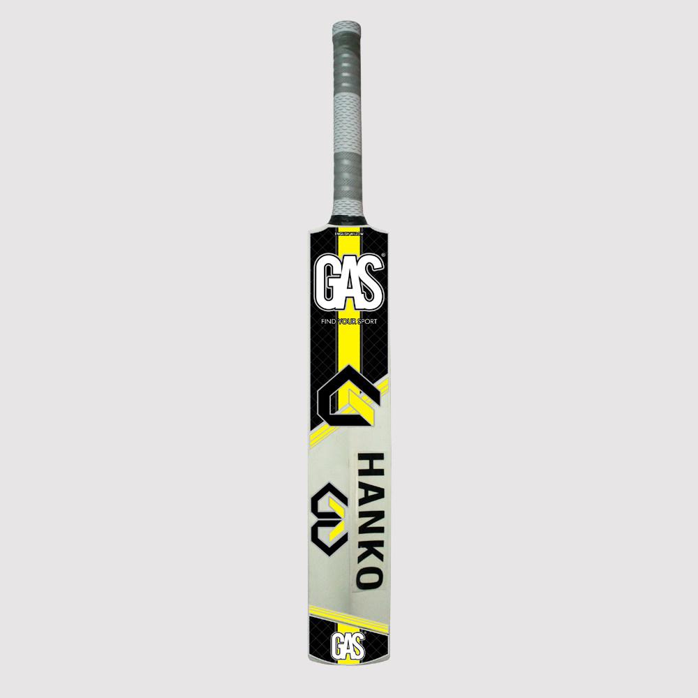 Hanko - Grade-a Willow, 33x4x2.75 Inch, Yellow/black | Round Handle, Concave Edges, Scale Grip, Sarawak Cane Handle