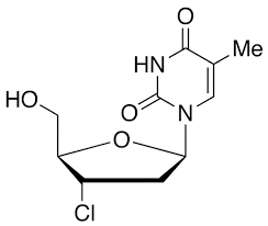 3A -क्लोरो-3A -डीऑक्सीथाइमिडीन C10H14N2O5