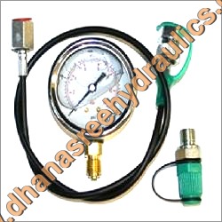 Pressure Gauge - Brass & Stainless Steel, 1-1/2" to 6" Diameter | Analog Display, 1-1000 Bar Scale Range, Polished Finish, Glass Dial, Steel Pointer