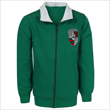 Mens Green Fleece Jacket