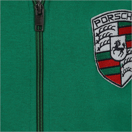 Mens Green Fleece Jacket