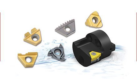 Golden & Silver Taegutec Thread Turning Insert