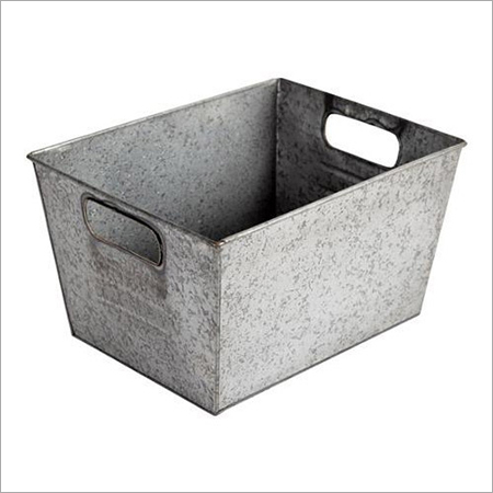 Metal Bin Box - Shape: Square