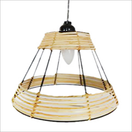 जूट के साथ क्रीम वायर पेंडेंट लैंप