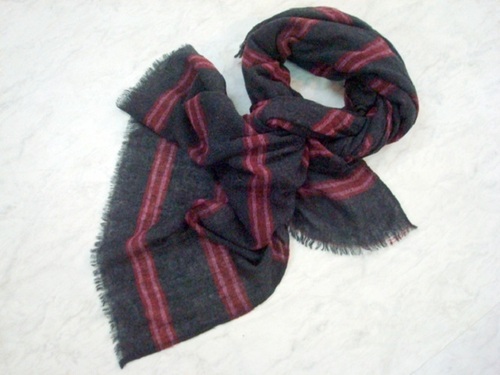 मिक्स कलर याक वूल मेलेंज स्कार्फ