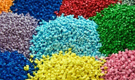 Colored Plastic Granules
