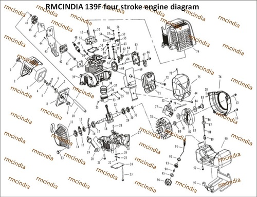 139f Foure Stroke Engine Parts