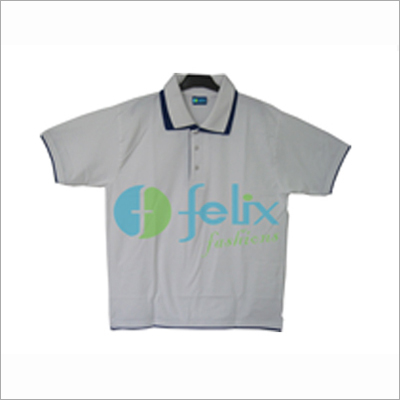 Cotton Polo T-Shirts - Various Sizes, White Color | Regular Fit, Short Sleeve, Collared Design, Button Closure