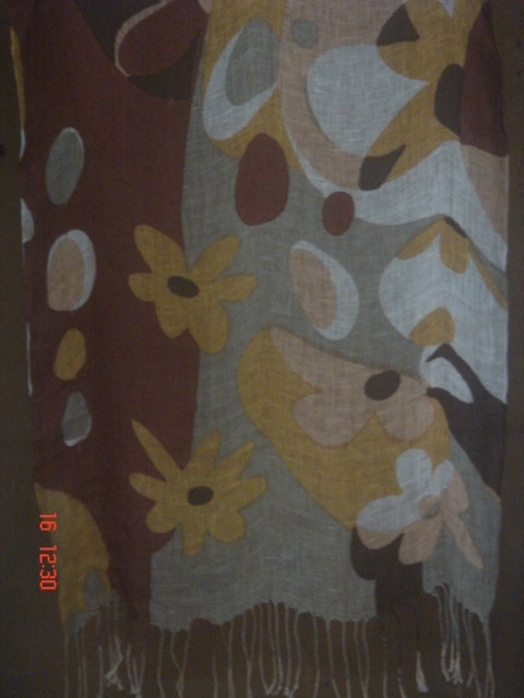 विस्कोस लिनेन स्कार्फ 50*170