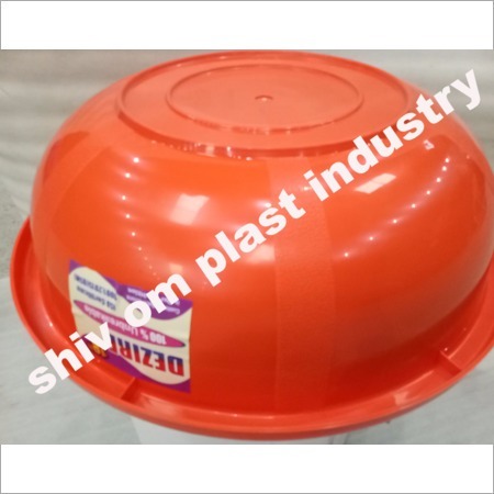 Colored Plastic Tub - Vergine Plastic, 406.4mm Length, All Size Customization | Light Weight, Rigid Design, Smooth Finish, 1-Year Warranty