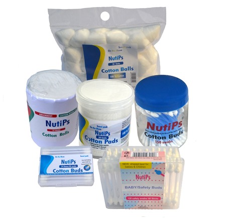 डबल एंडेड कॉटन बड्स