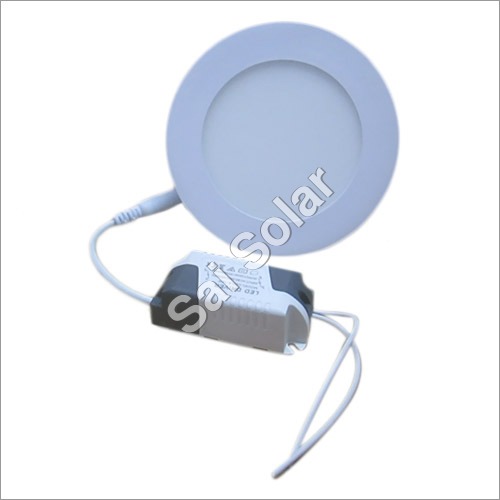 6W Round Surface Light - Metal, White Color | Lightweight, Manual Switch, Enhanced Durability, Less Maintenance, Glorious Look