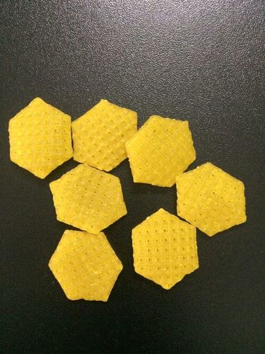 3डी हेक्सागोनल आकार का पापड़