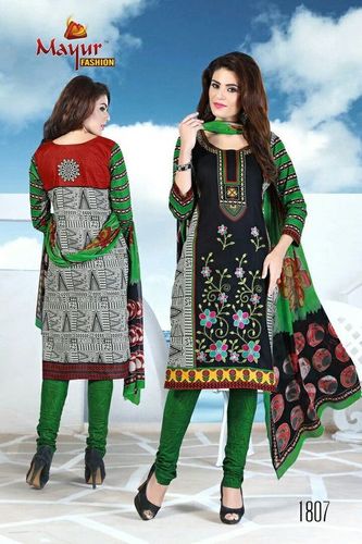 Pure Cotton With Embroidery Work