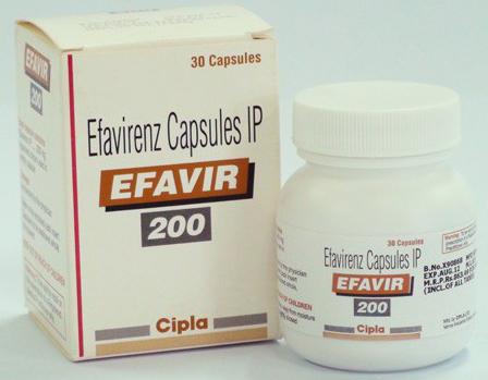 Efavir 200 mg - Efavirenz 200 mg Capsule | Antiretroviral Treatment for HIV, Dosage Guidelines: 200 mg, Store in Dry Place