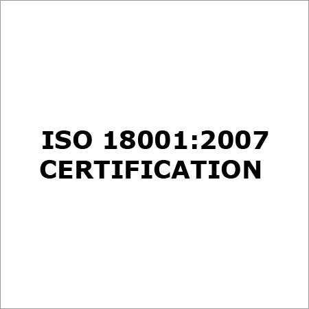 ISO 18001 2007 प्रमाणन