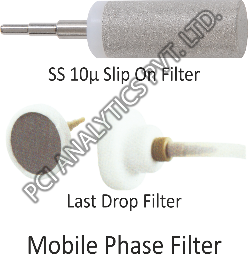 Mobile Phase Filter - Stainless Steel, 25-95 Mm Size | Silver Color, Last Drop Design, 3g Weight