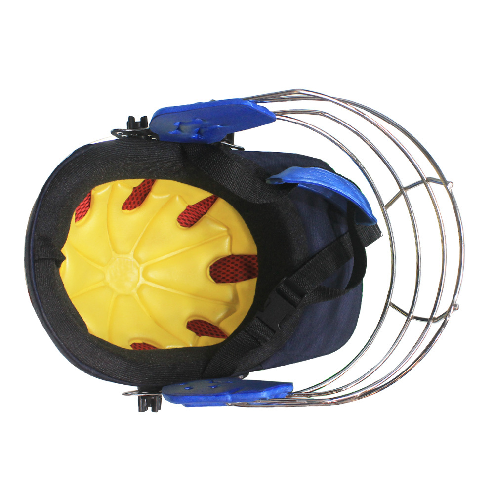 Gas Highglance - Abs Plastic, One Size, Navy | Steel Faceguard, Impact Resistant, Comfortable Fit, Secure Fastening