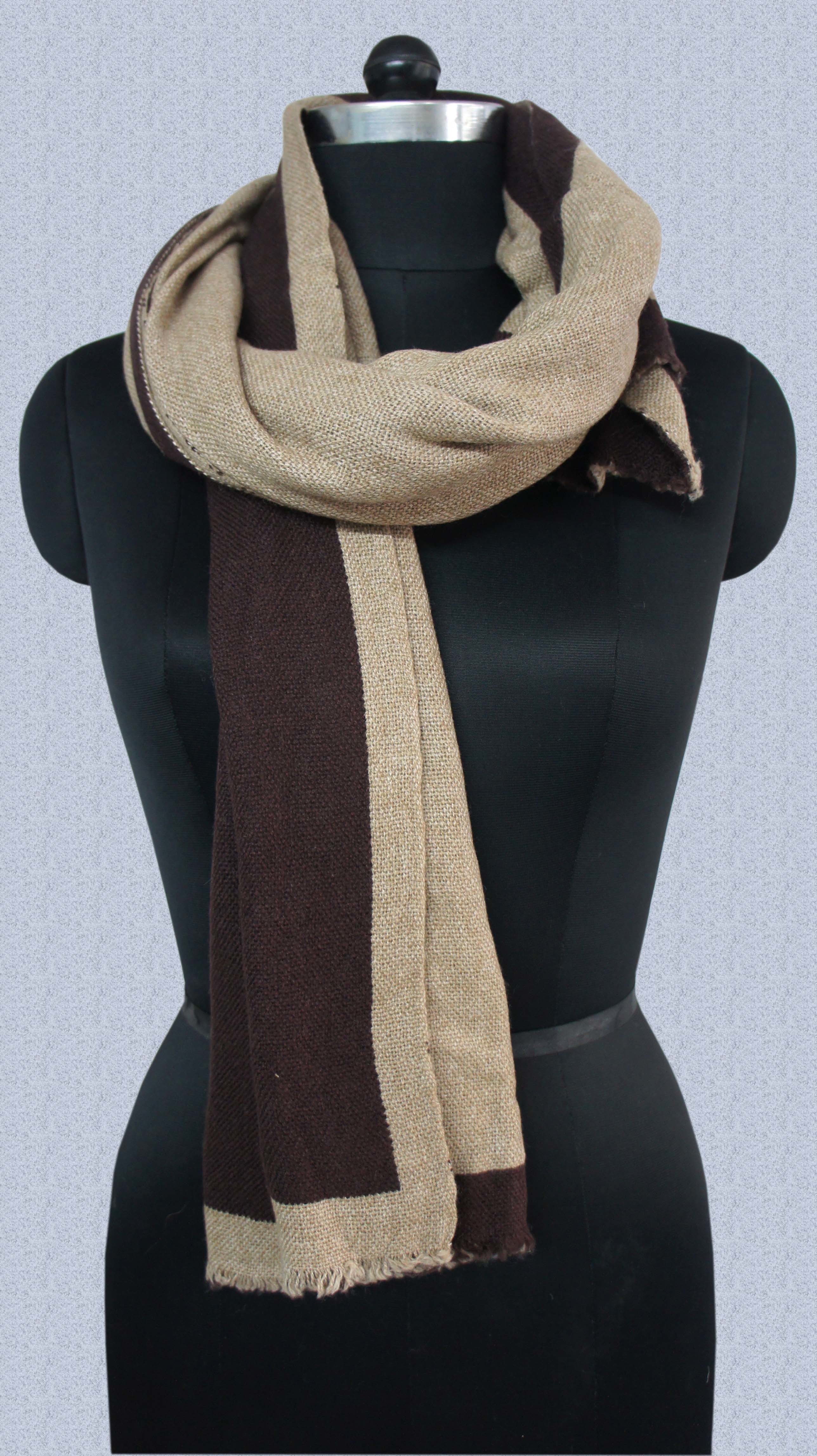 Pashmina Scarves - Pashmina Wool & Cashmere Blend, 45x180 Cm | Lightweight, Smooth Texture, Assorted Colors, Double Face Design