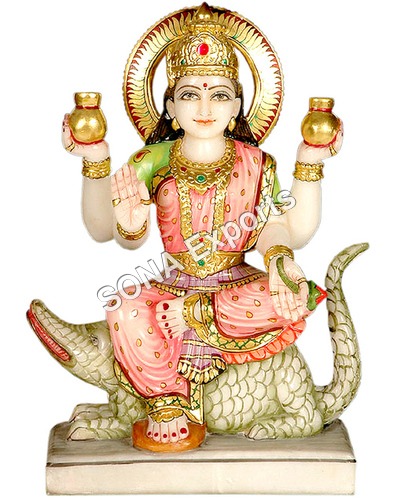 Indian Marble Ganga Mata Murti Statue Supplier