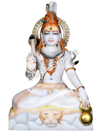 मकराना मार्बल शिव मूर्ति