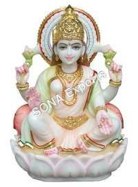 संगमरमर लक्ष्मी जी मूर्ति