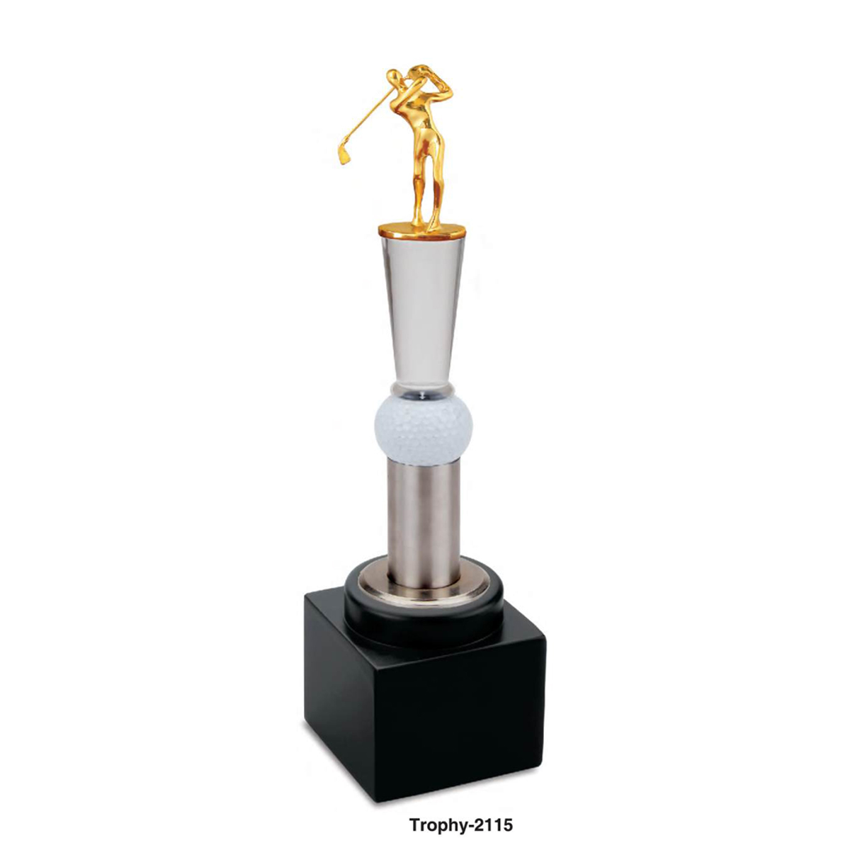 Golf Crystal Trophy