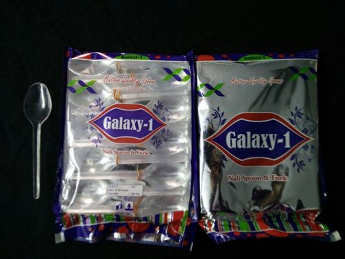 प्लास्टिक सफेद चम्मच