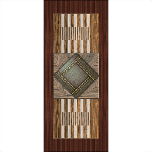 Laminated Door - Laminated Wood, 3' x 7', 1.5 Inches Thick | Matte Brown Finish, 1 Year Warranty, Professional Installation