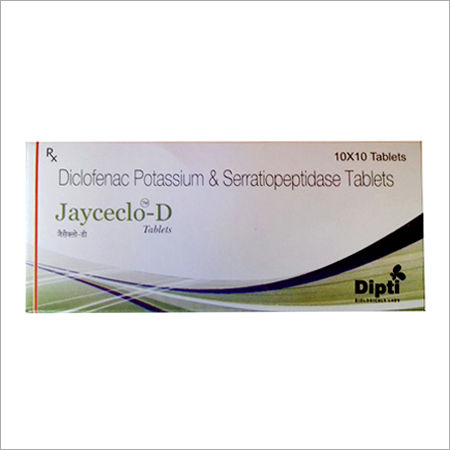 Diclofenac Potassium & Seetationpeptidase Tablets