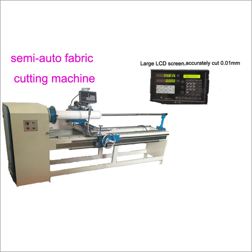 Semi Auto Fabric Cutting Machine - 1850mm Width, 0.01mm Precision | LCD Display, Semi-Automatic, Multi-Fabric Cutting