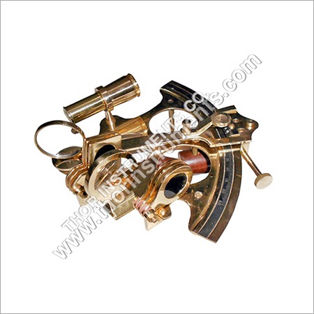 हस्तनिर्मित एंटीक ब्रास नॉटिकल सेक्स्टेंट