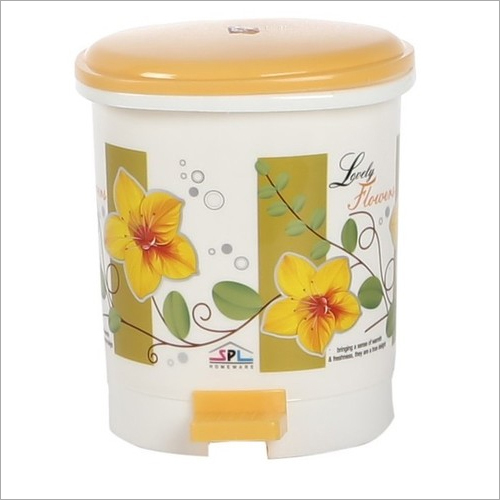 प्लास्टिक प्रिंटेड पैडल बिन