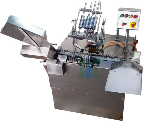Four Needle Ampoule Filling Machine - Stainless Steel AISI 316L, 1050mm x 900mm Size, Matte Finish | Automatic Control, 60-90 Ampoules/Min, Compact Structure, No Ampoule No Filling Feature