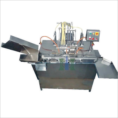 Matt Automatic Four Head Closed Ampoule Filling And Sealing Machine