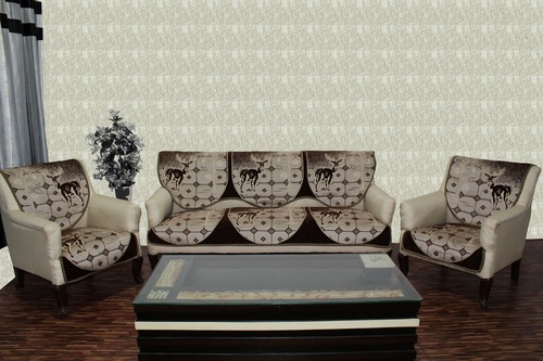 प्रिंटेड चेनिल सोफा पैनल माधुरी