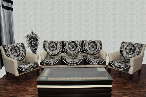 पॉलिएस्टर कॉटन चेनिल सोफा कवर मयूर