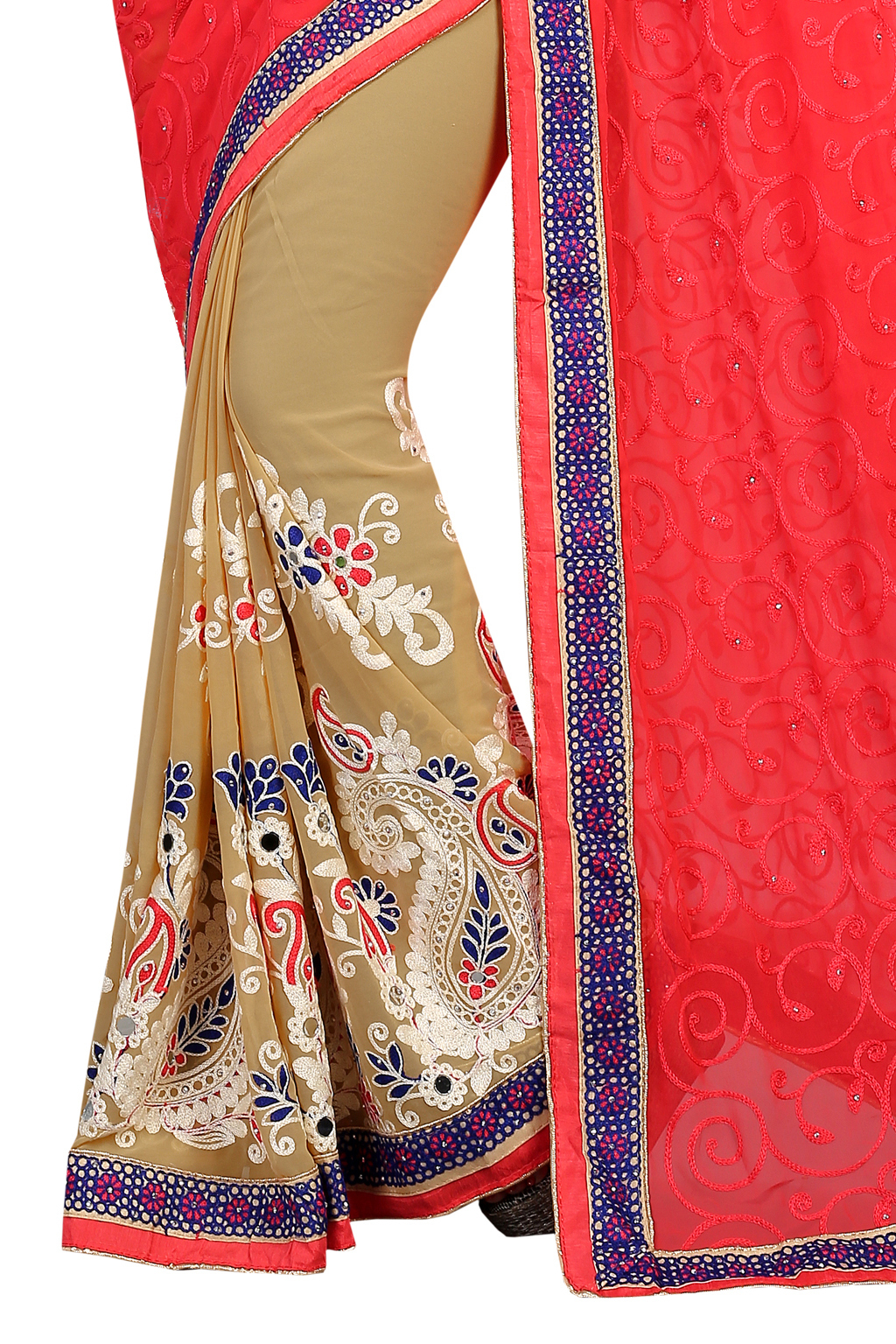 Red Designer Bridal Saree
