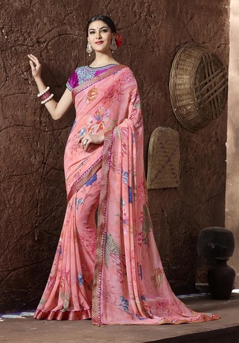 फैंसी प्रिंट साड़ी