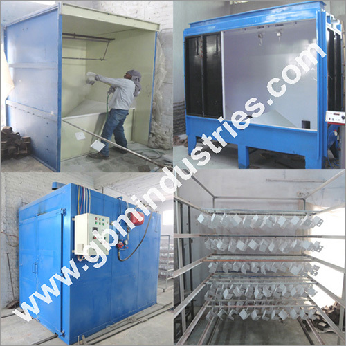 बैच टाइप पाउडर कोटिंग प्लांट